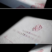 simple summer letterpress wedding invitations