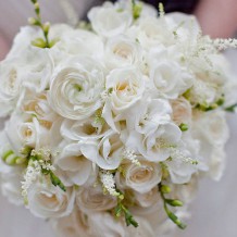A beautiful bridal bouquet from Faxon Green, an eco florist
