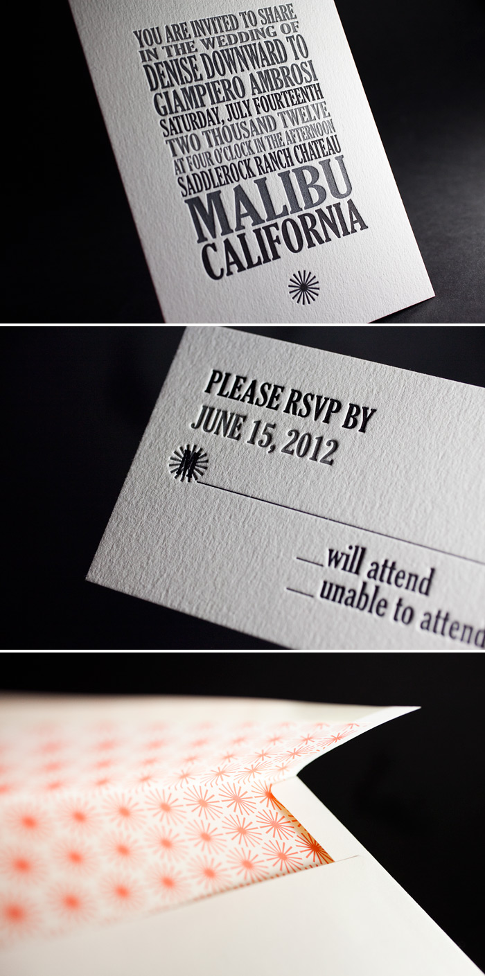 This is a custom design printed by Bella Figura. This is a custom design printed by Bella Figura in 3 color letterpress.