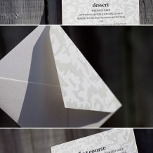 Our letterpress day of piece provide an extra personal touch to your reception.