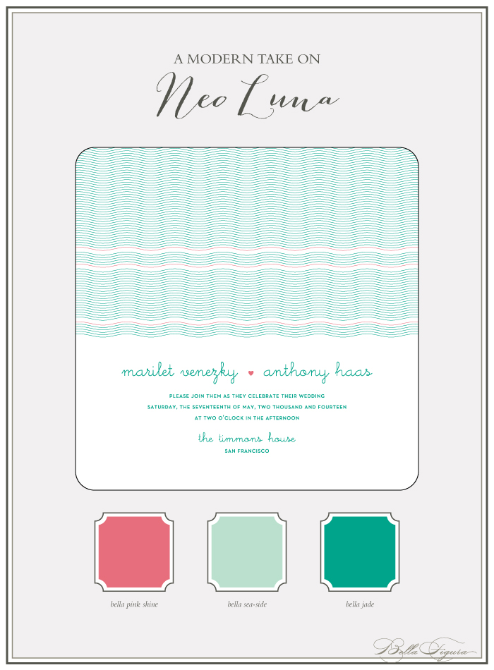 The Neo Luna design by Ian Koenig for Bella Figura is on sale during the month of February