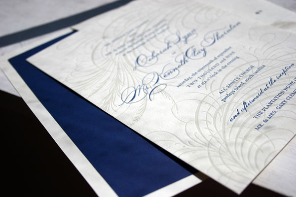 Guild Letterpress Wedding Invitations