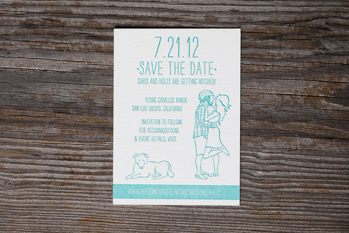 Allegory Modern save the dates