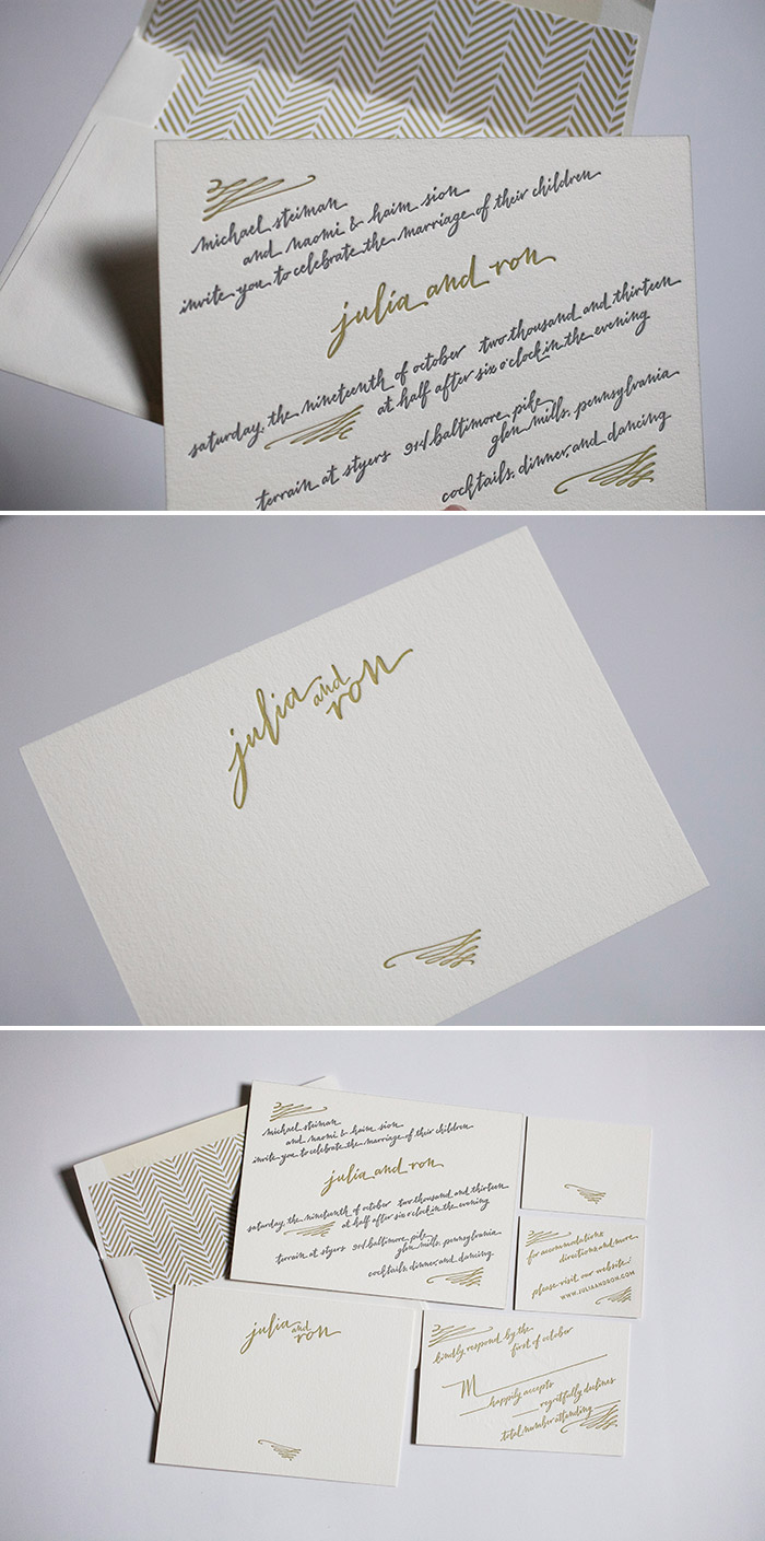 Gracieux hand calligraphy by Bella Figura